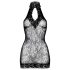 Captivate Fifty Shades - Rochie din dantelă neagră senzuală - L/XL