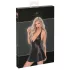 Noir - rochie mini scurtă cu model piele de șarpe - negru - L