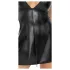 Noir - rochie mini scurtă cu model piele de șarpe - negru - XL