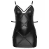 Cottelli Plus Size - rochie sexy cu cătușe - negru