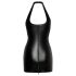 Noir - rochie mini specială cu șireturi (neagră) - L