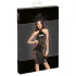 Noir - rochie cu guler lucios (negru)