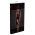 Noir - rochie cu aspect de piele tăiată (negru)