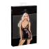 Noir - rochie mini cu părți transparente (neagră) - M