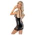 Noir - rochie mini cu părți transparente (neagră) - L