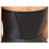 Cottelli - rochie mini lucioasă cu fustă plisată (neagră) - M