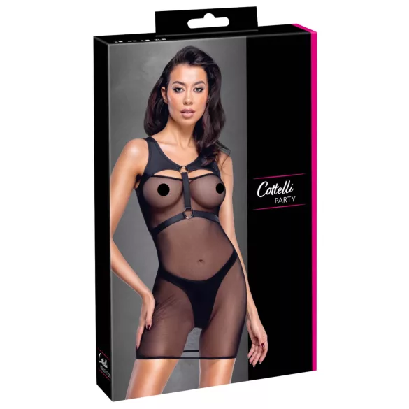 Cottelli - set de petrecere transparent (negru) - L