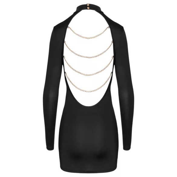 Cottelli - rochie mini cu lanț, spate decupat - negru - L