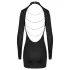 Cottelli - rochie mini cu lanț, spate decupat - negru - L