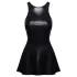Cottelli - rochie mini cu efect de lac (negru)