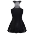 Cottelli - rochie mini cu efect de lac (negru)