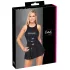 Cottelli - rochie mini cu efect de lac (negru) - M
