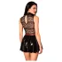 Cottelli - rochie mini din dantelă tip corset (negru)