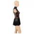 Cottelli - rochie mini din dantelă tip corset (negru)