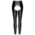 Noir - leggings deschis, lucios (negru)