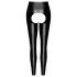 Noir - leggings deschis, lucios (negru) - M