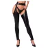 Noir - dres lucios - chaps sexy - negru - M