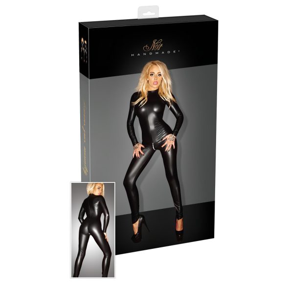 Noir - Salopetă elegantă, cu mâneci lungi (negru) - XL