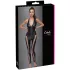 Cottelli Party - salopetă corset cu bandă la gât (negru)