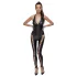 Cottelli Party - salopetă corset cu bandă la gât (negru)
