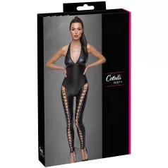   Cottelli Party - salopetă corset cu bandă la gât (negru) - M