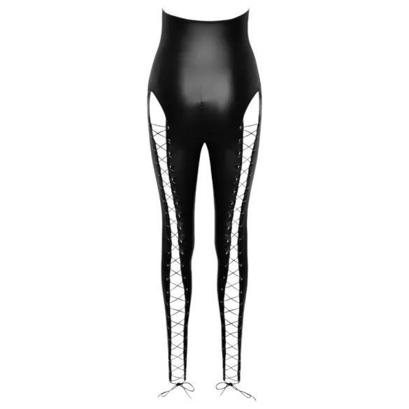 Cottelli Party - salopetă corset cu bandă la gât (negru) - M