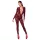 Noir Kink Royal - body dantelă transparentă - roșu - M