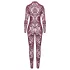 Noir Kink Royal - body dantelă transparentă - roșu - M