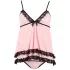 Cottelli - Babydoll sexy cu volane - dantelă neagră - L