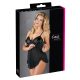 Cottelli - Babydoll negru, vaporos și jucăuș - XL
