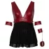 Cottelli Bondage Plus Size - babydoll roșu