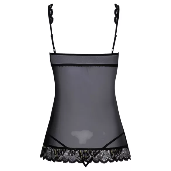 Kissable - babydoll deschis (negru)