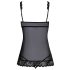 Kissable - babydoll deschis (negru)