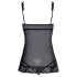 Kissable - babydoll deschis (negru)