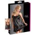 Cottelli - Neglijeu satinat (negru) - XL