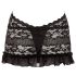 Cottelli - Mini din dantelă cu guler (negru) - L