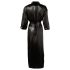 Cottelli - Halat de satin (negru) - L/XL