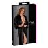 Cottelli - Halat de satin (negru) - L/XL