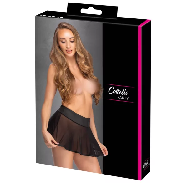 Cottelli Party - fustă mini plisată - negru