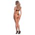 Set sutien strălucitor Obsessive Keira Lise (negru)