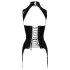 Black Level - portjartier cu bust deschis - negru