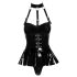 Black Level - body sexy cu guler - negru - M