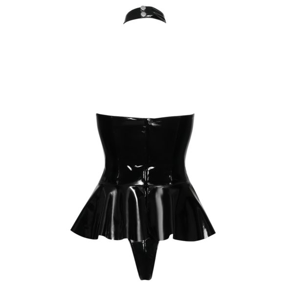 Black Level - body sexy cu guler - negru - M