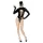 Black Velvets - body sexy cu mâneci lungi - Batwoman - negru - XL