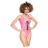 Black Level - body de lac pentru femei (roz) - M