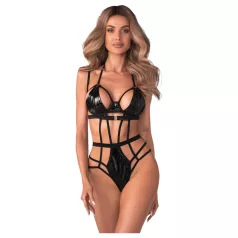 Obsessive - body cu bretele - negru