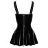Noir - rochie mini cu volane (neagră)