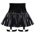 Black Level - fustă mini vinil - negru - L