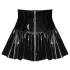 Black Level - fustă mini vinil - negru - L