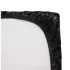 Fetiș - Cearșaf din latex lăcuit - cu elastic - 160x200 cm (negru)